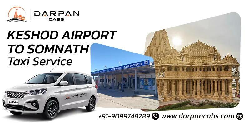 Keshod Airport to Somnath taxi